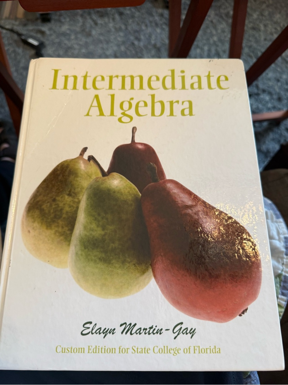 Intermediate Algebra Hardcover College Textbook